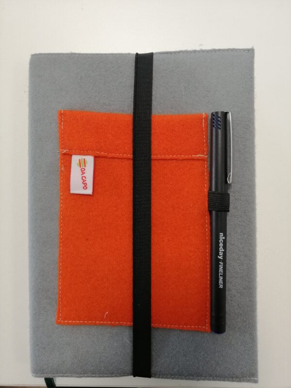Schrift met omslag van vilt - Afbeelding 3